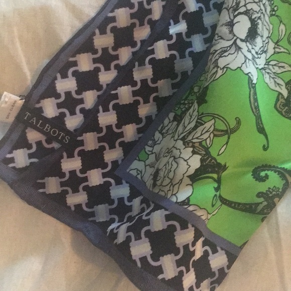 Talbots silk scarf - Picture 2 of 2